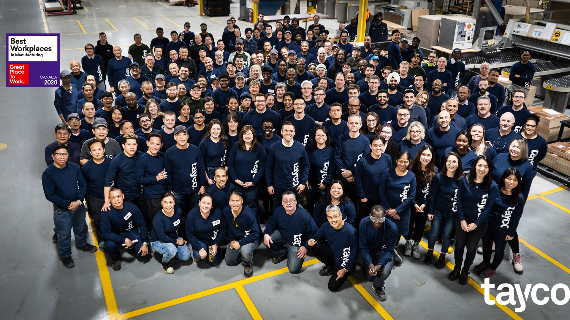 <h1>Tayco is one of Canada's Best Workplaces in Manufacturing!</h1>