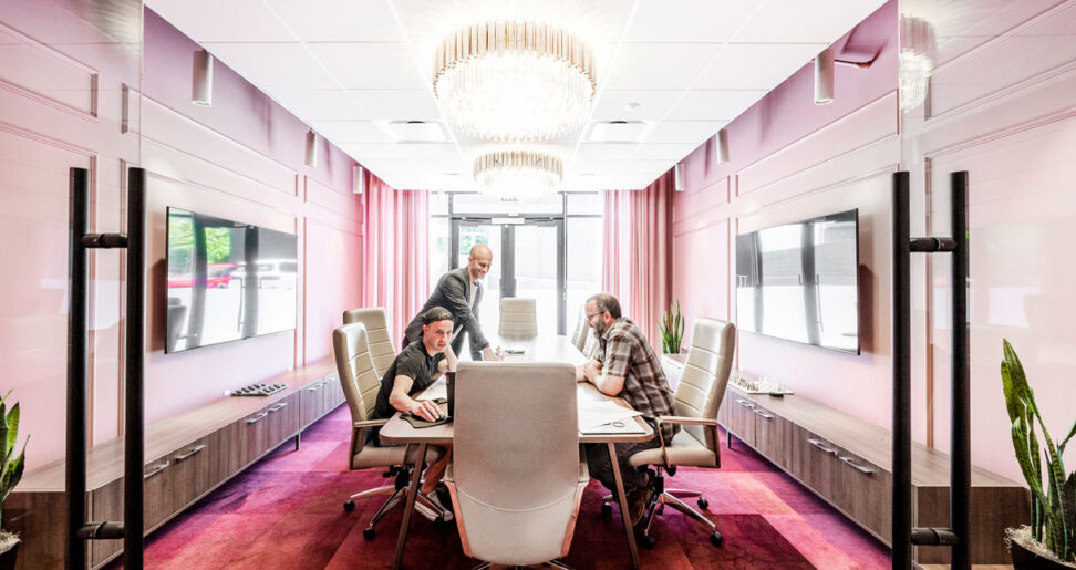 Image Studios Boardroom with Tayco's Halifax Table