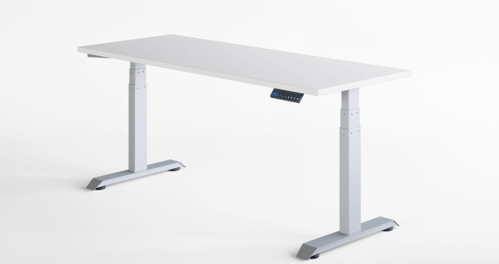 Height adjustable table base