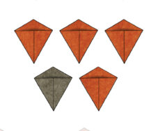 3D Kite Half Carton